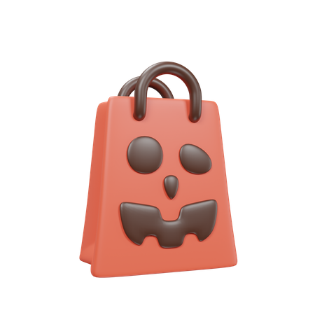 Shopping Bag Halloween  3D Icon