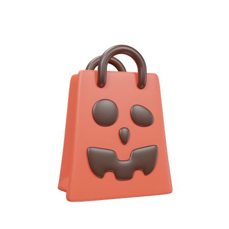 Shopping Bag Halloween  3D Icon