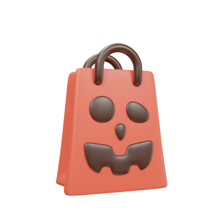 Shopping Bag Halloween  3D Icon