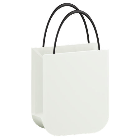 Shopping Bag Mockups  3D Icon