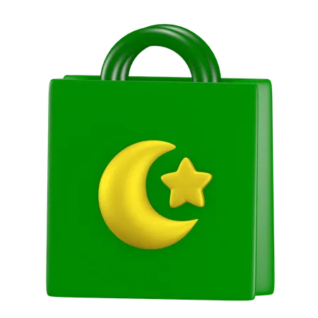 Shopping Bag Ramadan  3D Icon