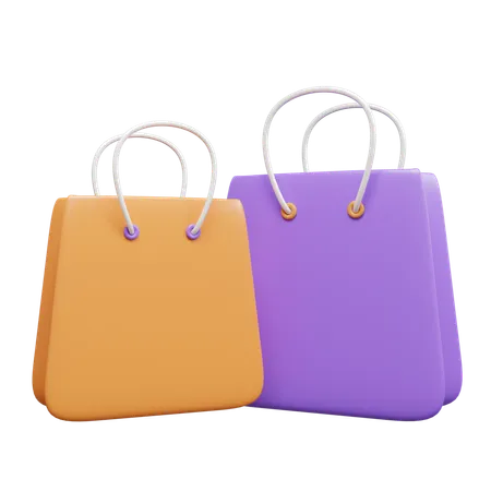 Shopping Bags  3D Icon