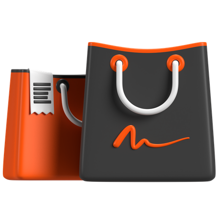 Shopping Bags  3D Icon