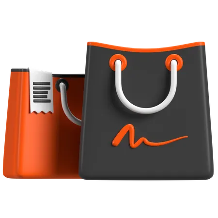 Shopping Bags  3D Icon