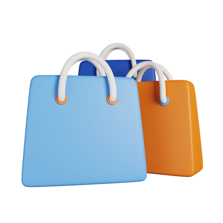 Shopping Bags 3D Icon  3D Icon