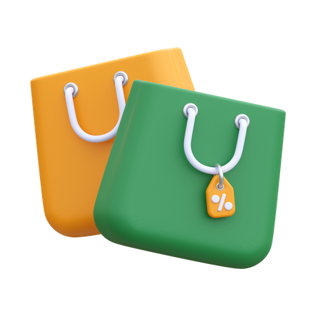 Shopping Bags  3D Icon