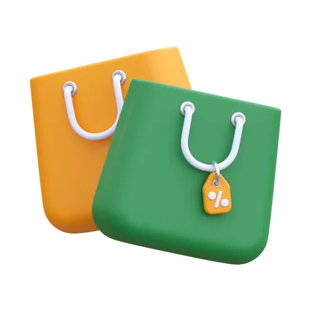 Shopping Bags  3D Icon