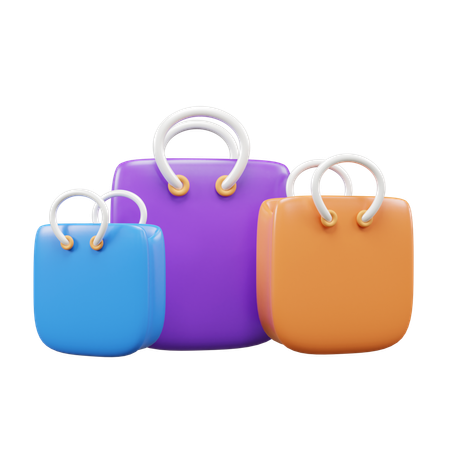 Shopping Bags  3D Icon