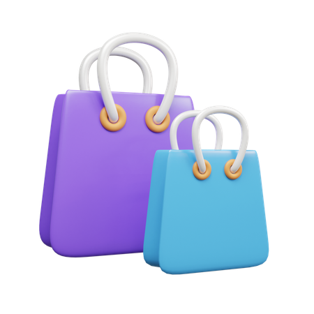 Shopping Bags  3D Icon