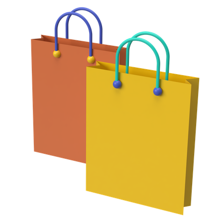 Shopping Bags  3D Icon