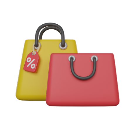 Shopping Bags  3D Icon