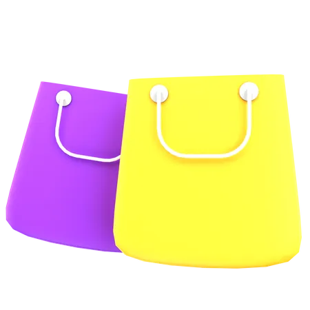 Shopping Bags  3D Icon