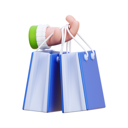 Shopping Bags  3D Icon