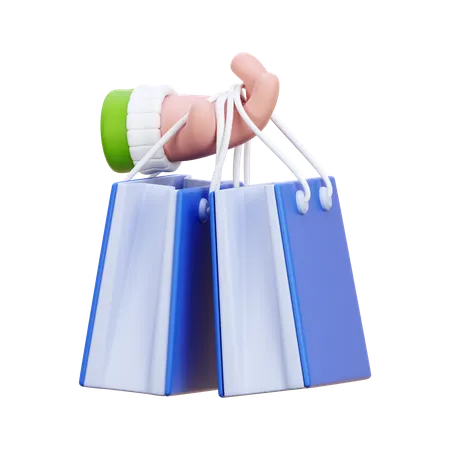 Shopping Bags  3D Icon