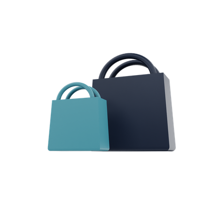 Shopping Bags  3D Icon