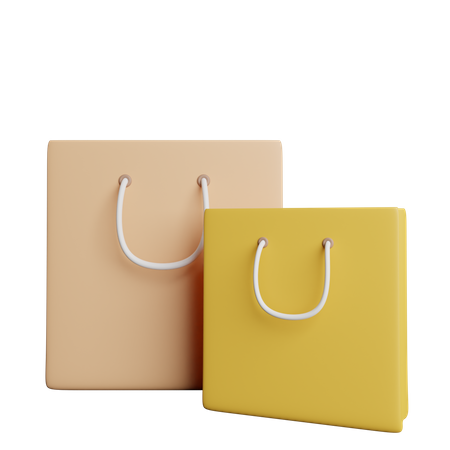 Shopping Bags  3D Icon