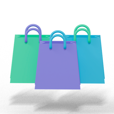 Shopping Bags  3D Icon