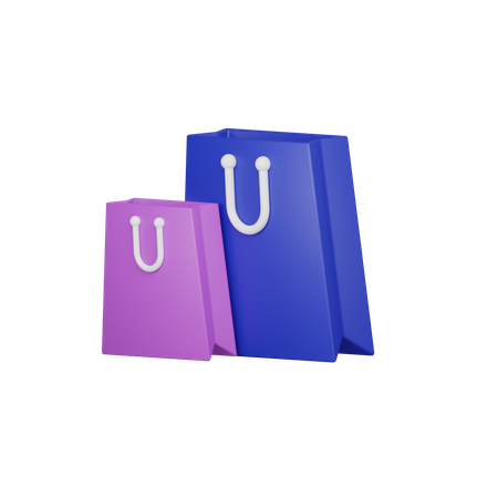 Shopping Bags  3D Icon