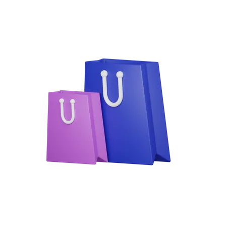 Shopping Bags  3D Icon