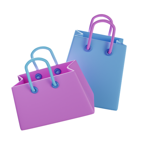 Shopping Bags  3D Icon