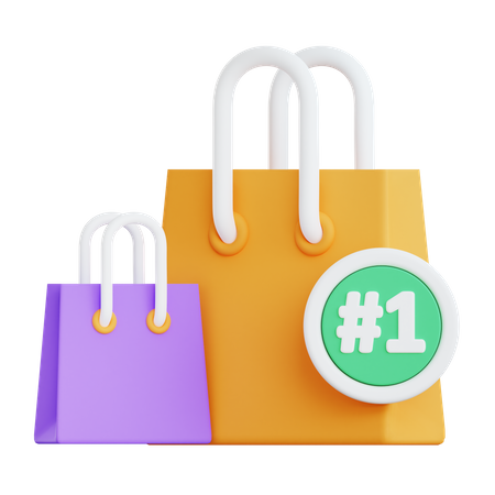 Shopping Bags  3D Icon