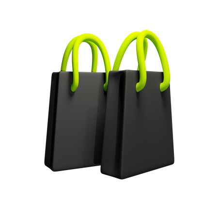 Shopping Bags  3D Icon