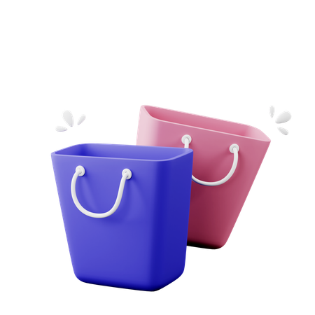 Shopping Bags  3D Icon