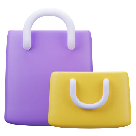 Shopping Bags  3D Icon