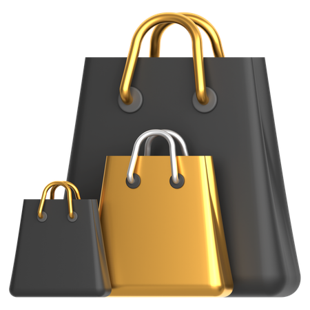 Shopping Bags  3D Icon