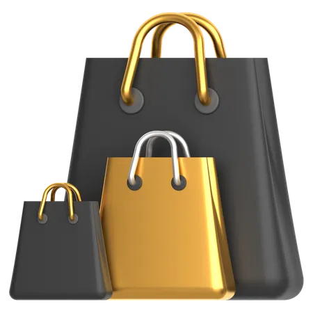 Shopping Bags  3D Icon