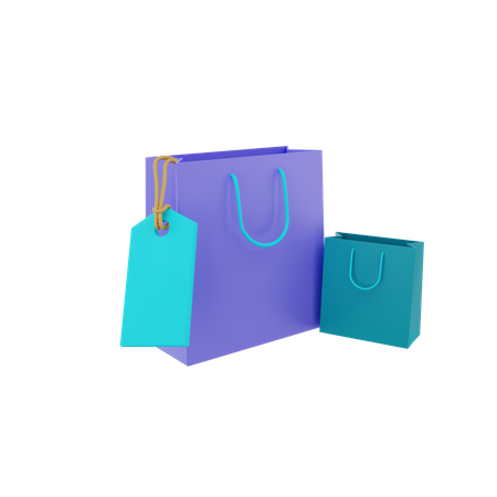 Shopping Bags  3D Icon