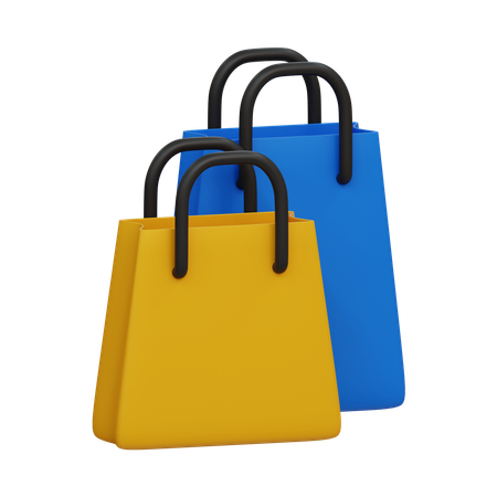 Shopping Bags  3D Icon