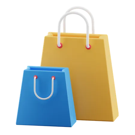 Shopping Bags  3D Icon