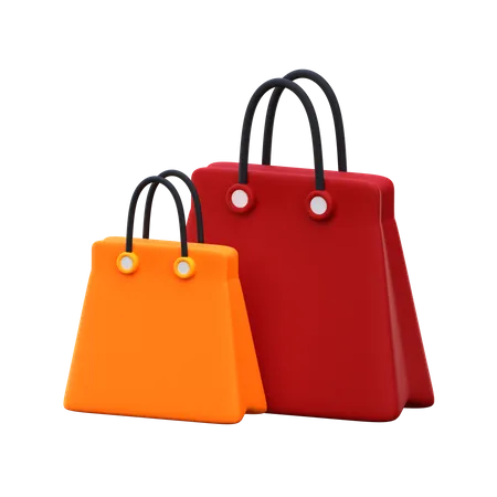 Shopping Bags  3D Icon