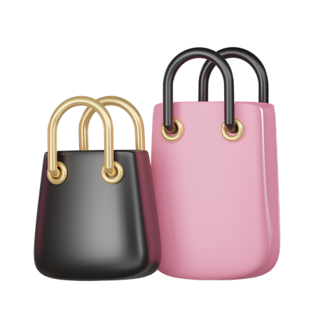 Shopping Bags  3D Icon