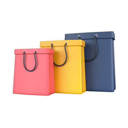 Shopping Bags  3D Icon