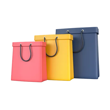 Shopping Bags  3D Icon