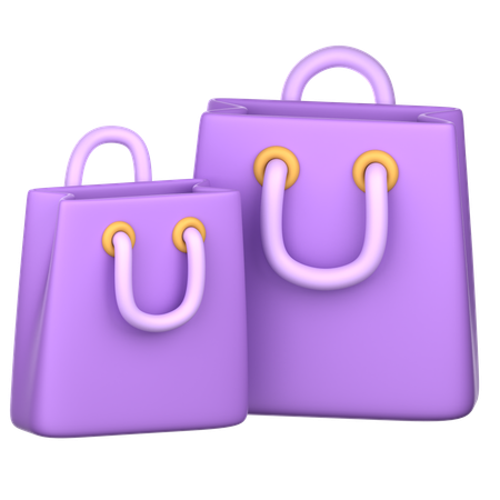 Shopping Bags  3D Icon