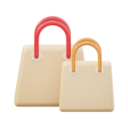 Shopping Bags  3D Icon