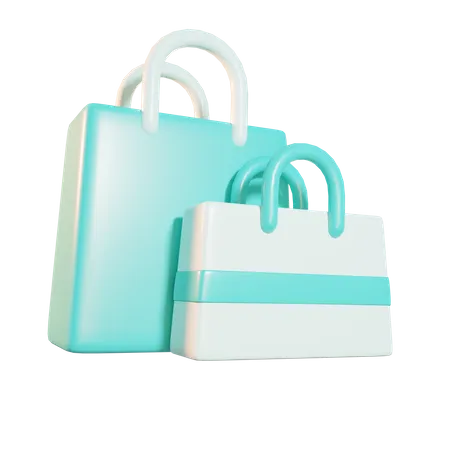 Shopping Bags  3D Icon