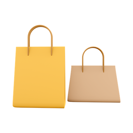 Shopping Bags  3D Icon