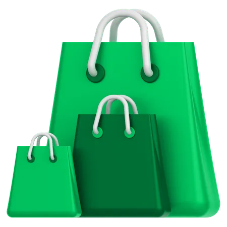 Shopping Bags  3D Icon