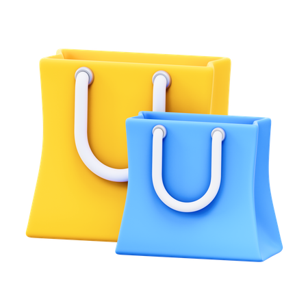 Shopping Bags  3D Icon