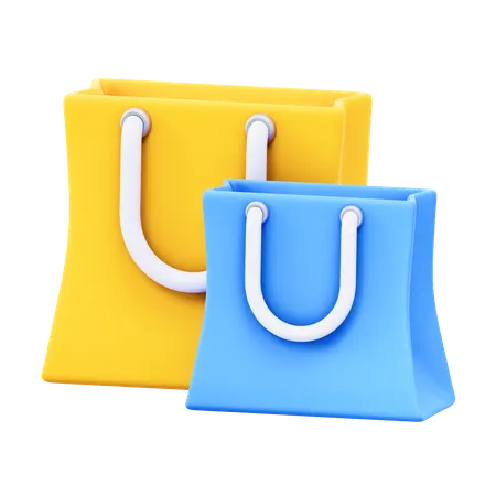 Shopping Bags  3D Icon
