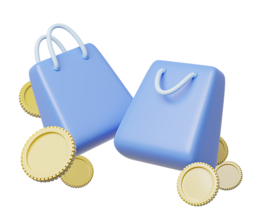 Shopping Bags  3D Icon