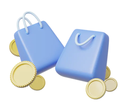 Shopping Bags  3D Icon