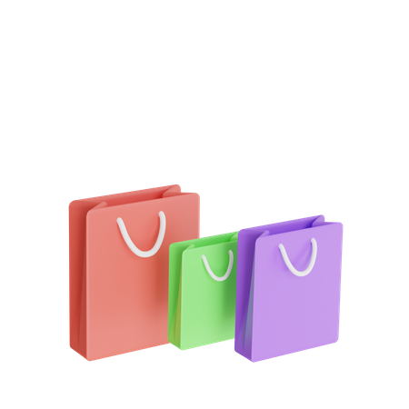 Shopping Bags  3D Icon