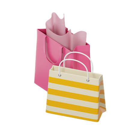 Shopping Bags  3D Icon