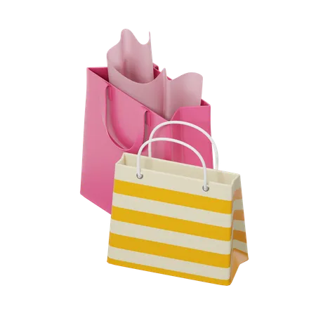 Shopping Bags  3D Icon