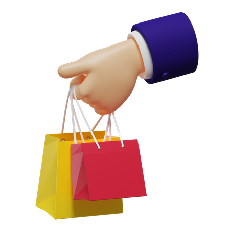 Shopping Bags  3D Illustration